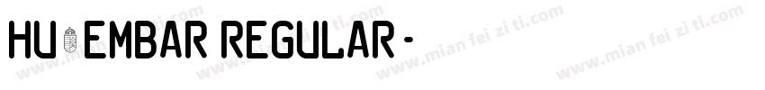 Hu_Embar Regular字体转换